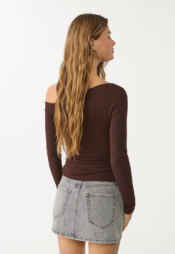 Comfy Denim Mini Skort