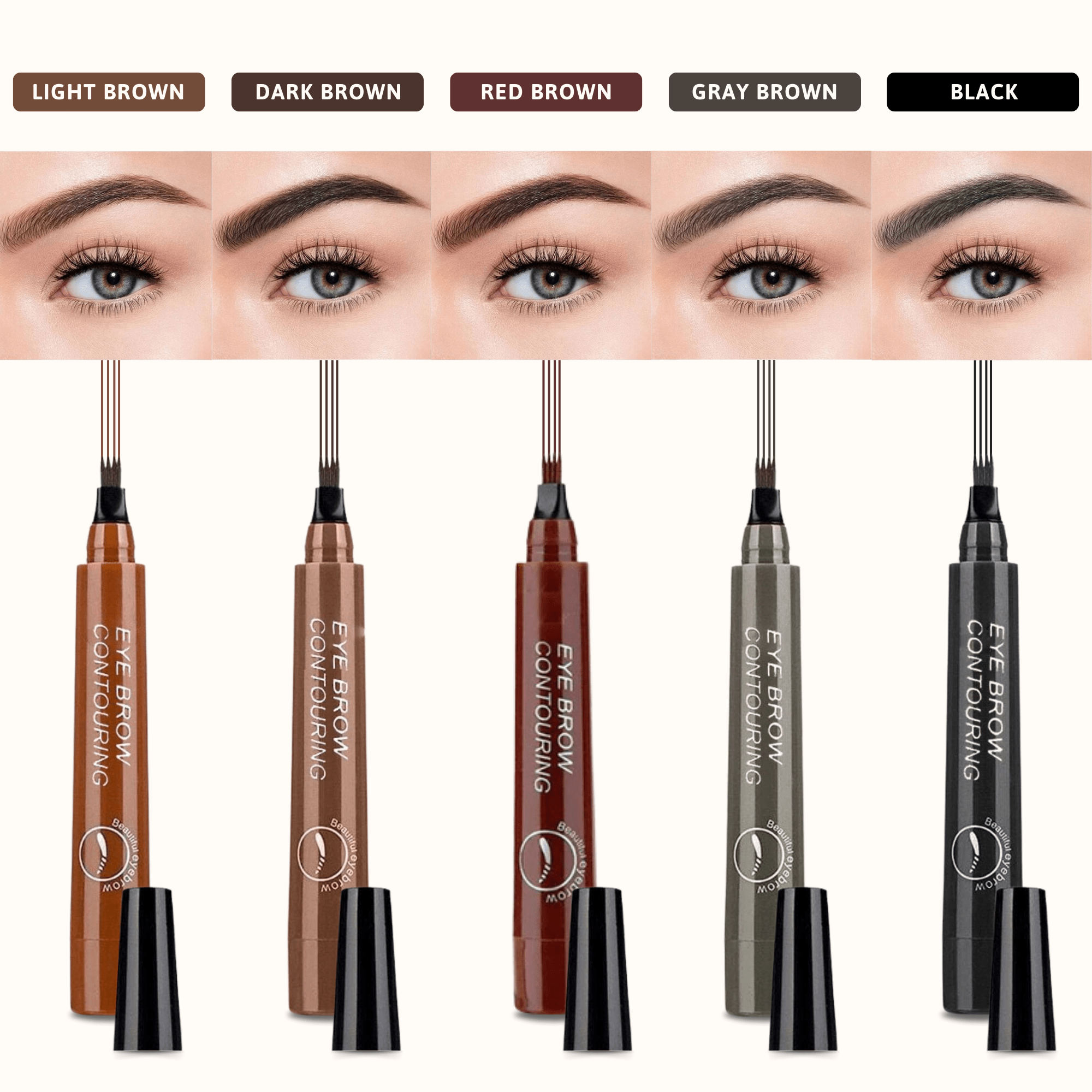 1+1 GRATIS | BrowElegance™ | Microblading - Augenbrauenstift [Letzter Tagesrabatt] - Soliqlo