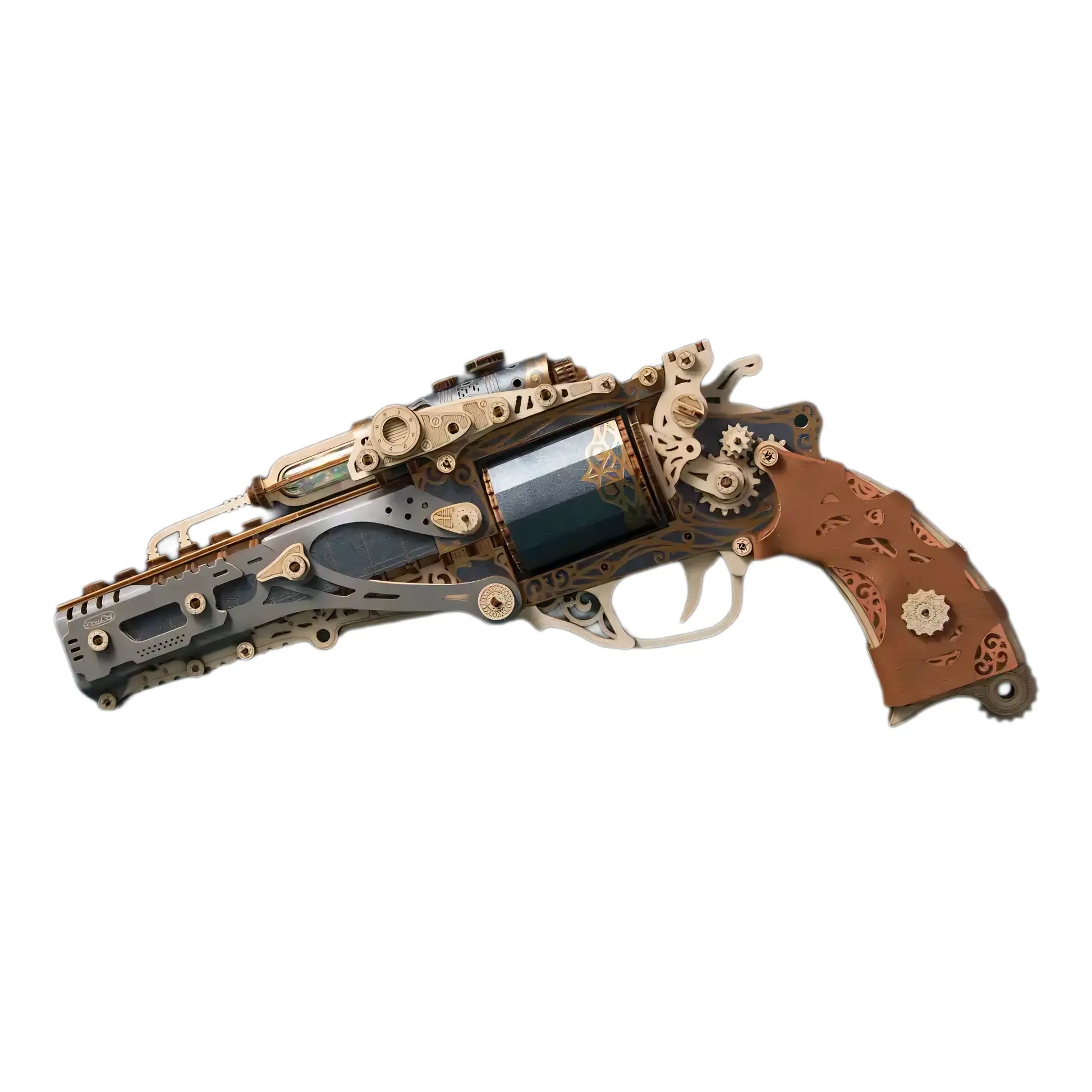 Soliqlo Vintage Wooden Revolver - Soliqlo