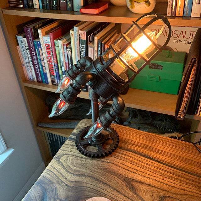 Steam Punk Rocket Lamp Soliqlo