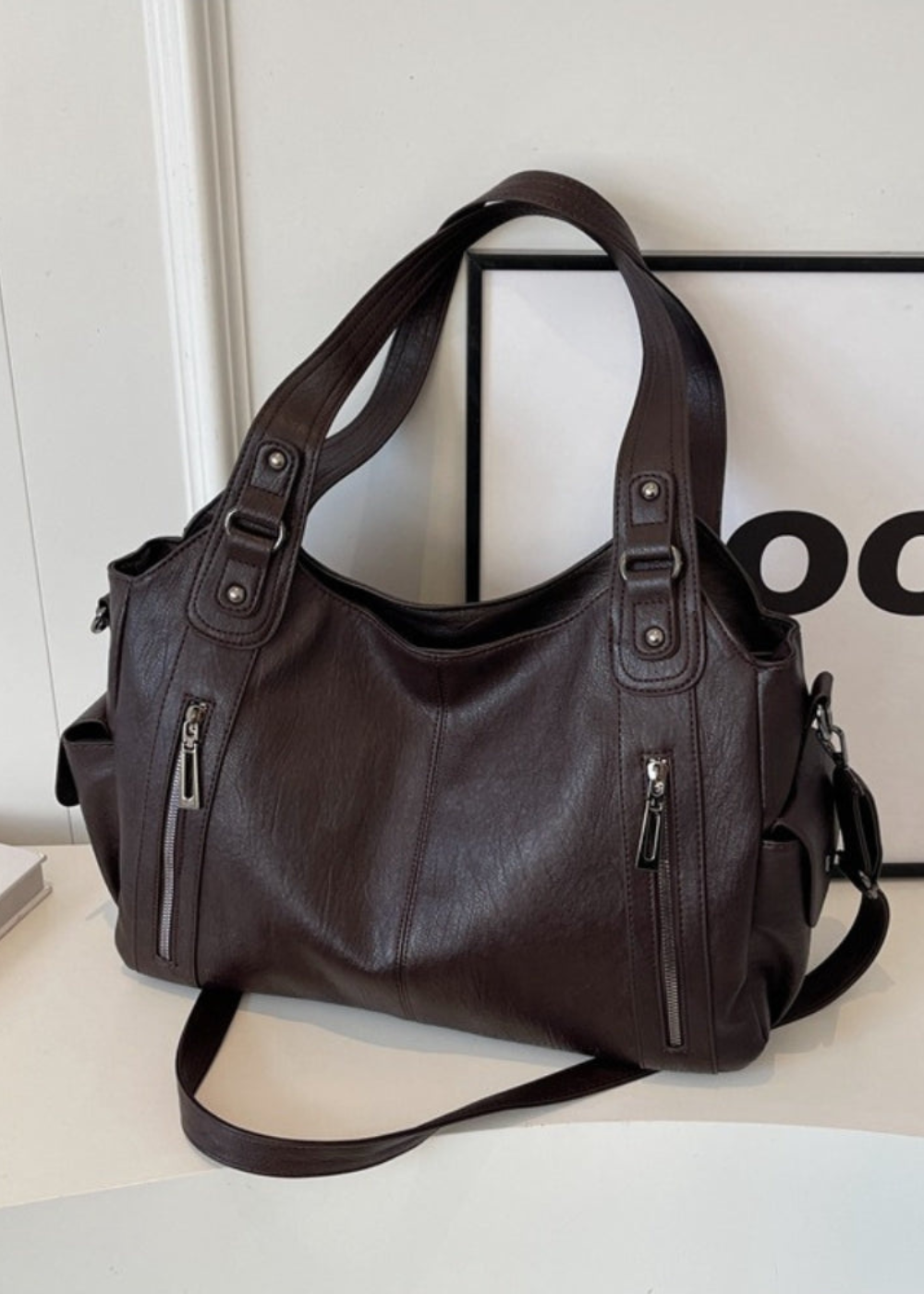 Angel leather bag
