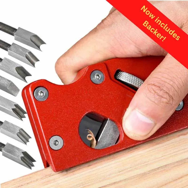 Beautiful Edge™ Woodworking Tool with 7 Corner Styles with Backer Soliqlo