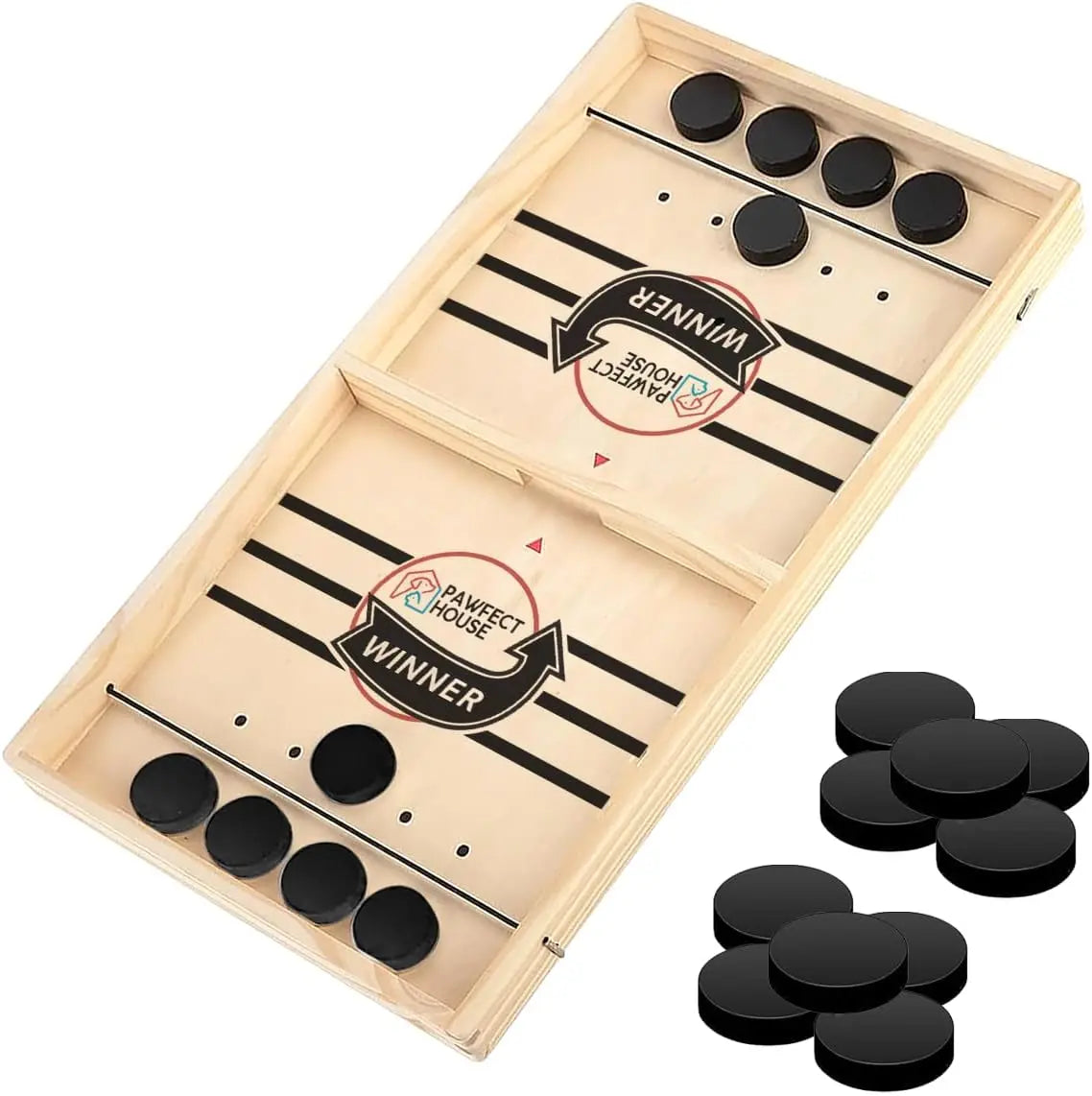 Best Interactive Game Ever - Fast Sling Puck Game - Gift For Family, Friends, Children Soliqlo