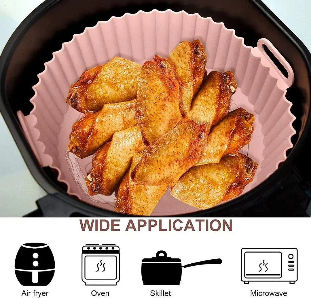 Buy 3 Get 2 Free 🔥Air Fryer Silicone Baking Tray Soliqlo