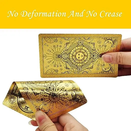 🔥Explore the Mystical World of Tarot Gold Foil Tarot (Buy 2 Free Shipping) Soliqlo