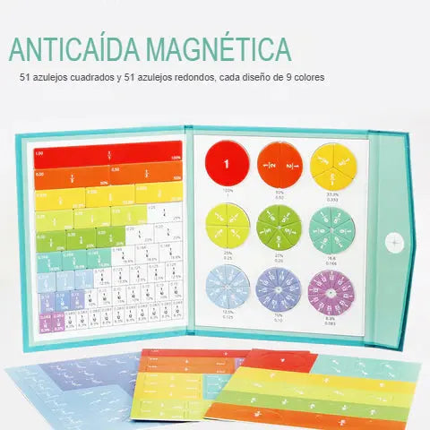 🧩FRACCIOMAG: ROMPECABEZAS MAGNÉTICO DE FRACCIONES® Soliqlo