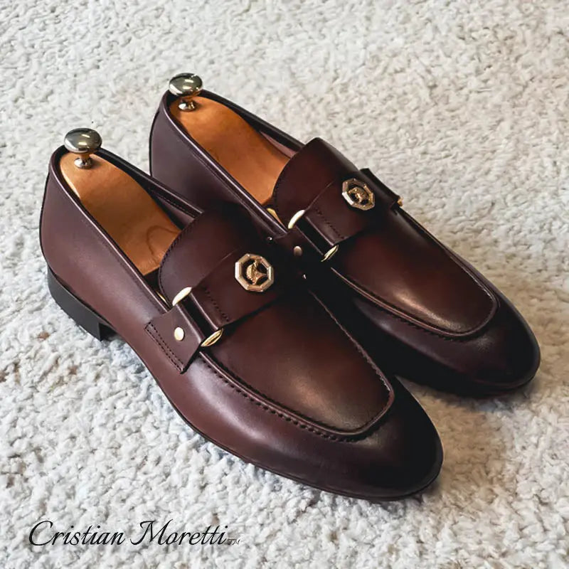 Harrison™ Genuine Leather Loafers Soliqlo