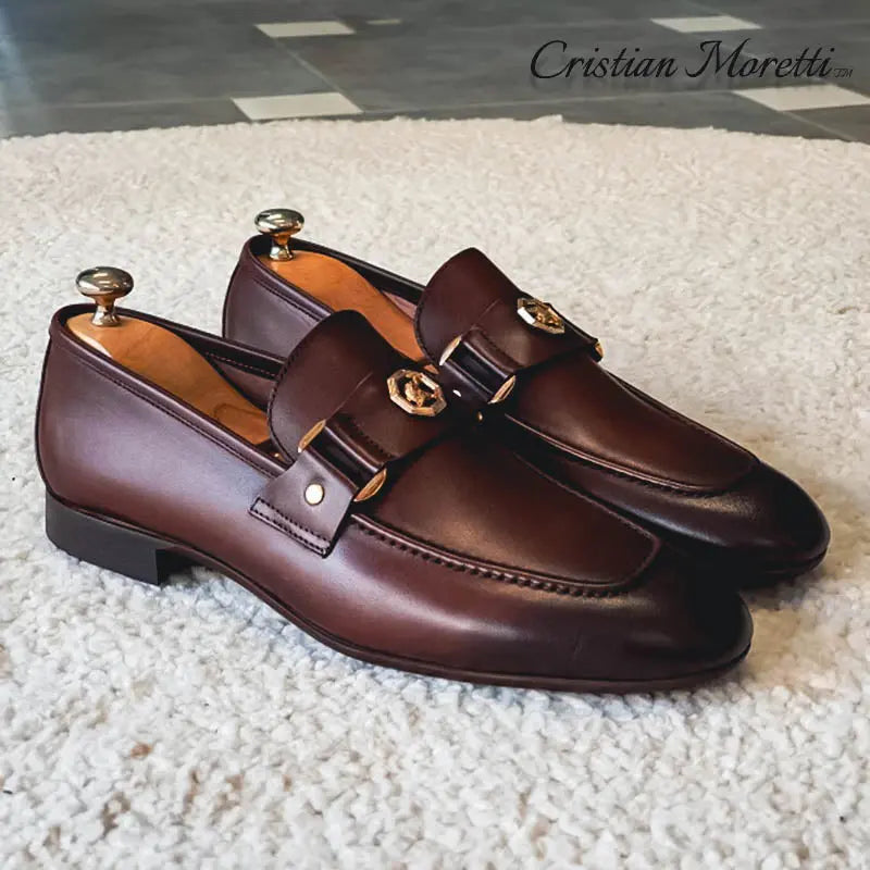 Harrison™ Genuine Leather Loafers Soliqlo