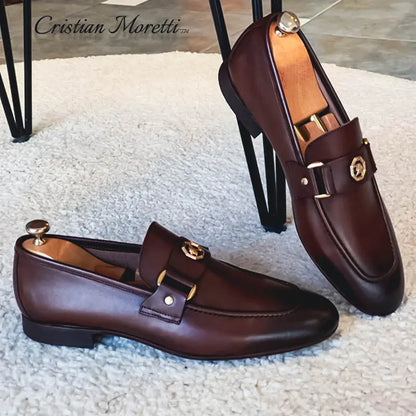 Harrison™ Genuine Leather Loafers Soliqlo