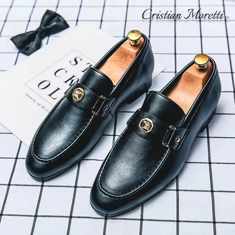 Harrison™ Genuine Leather Loafers Soliqlo