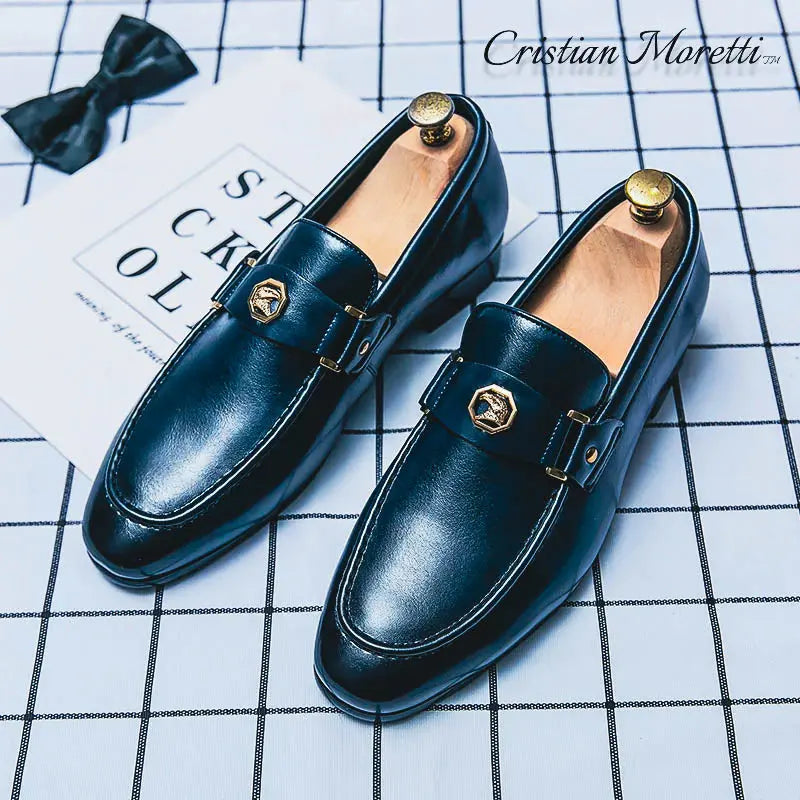 Harrison™ Genuine Leather Loafers Soliqlo