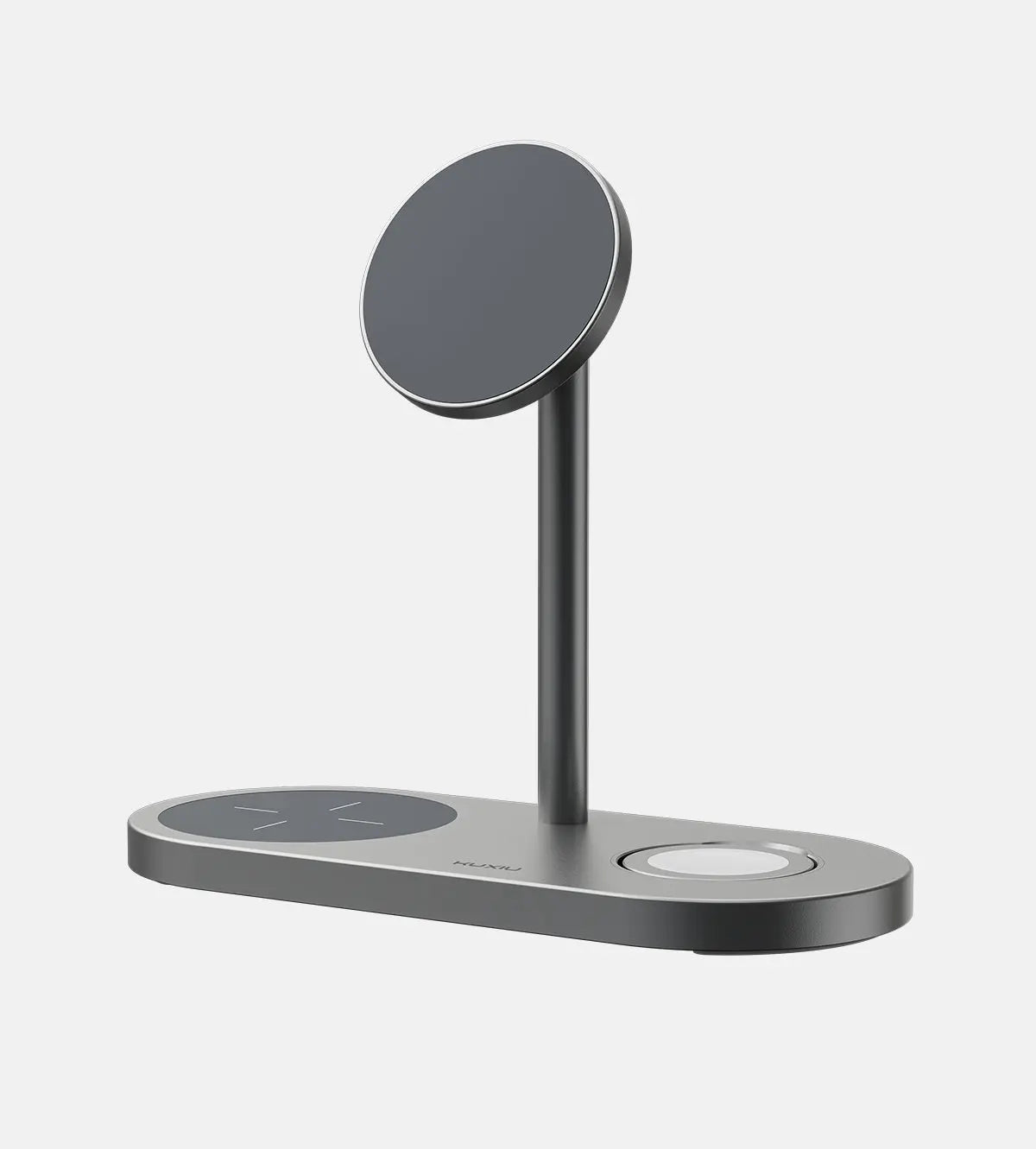 KUXIU X23 Pro 3-In-1 Magnetic Wireless Charger & Stand Kit - Gray Soliqlo