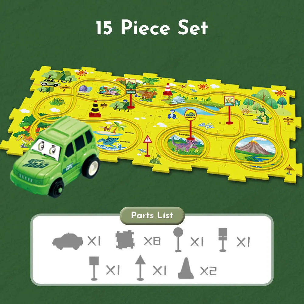 Kids Car Track Set Soliqlo