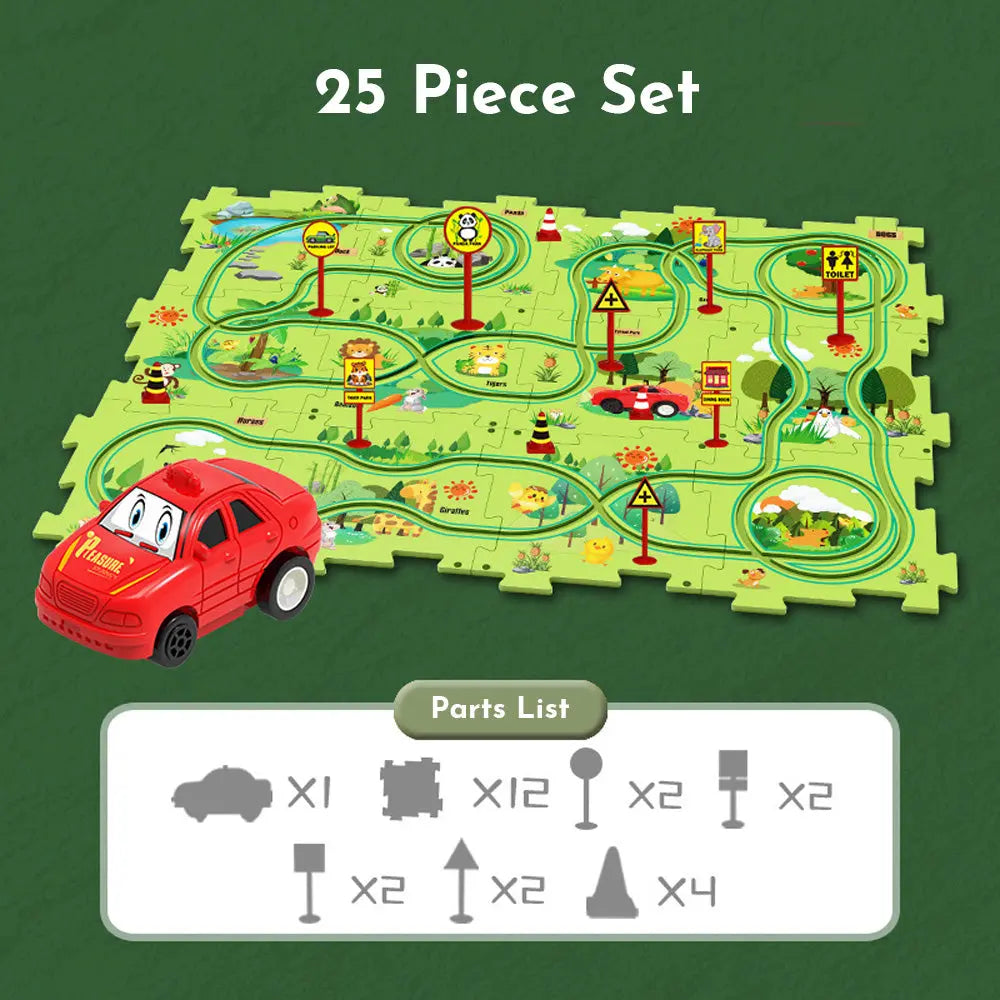 Kids Car Track Set Soliqlo