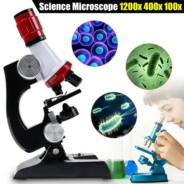 Kids Science Microscope Kit🔬 Soliqlo