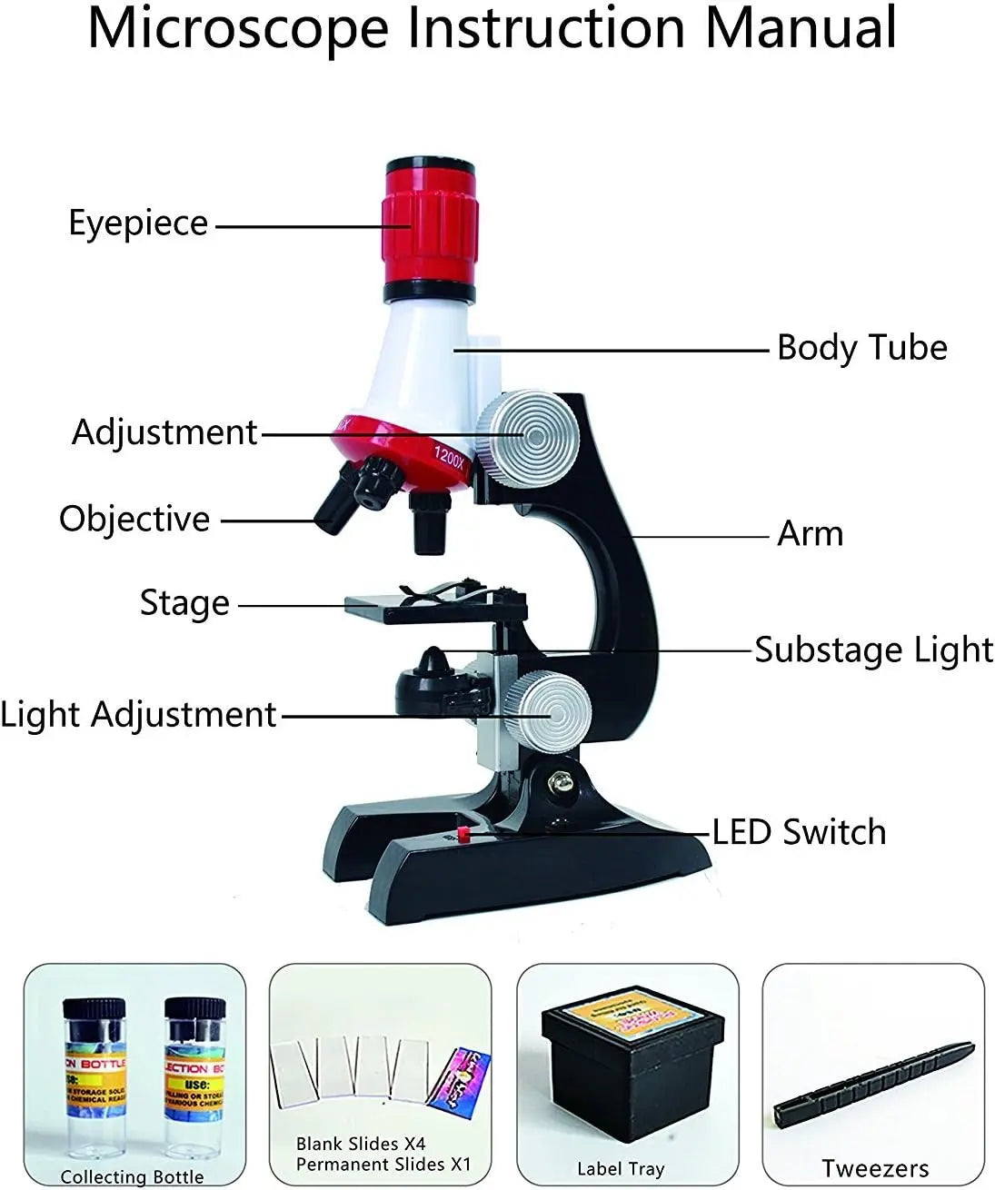 Kids Science Microscope Kit🔬 Soliqlo