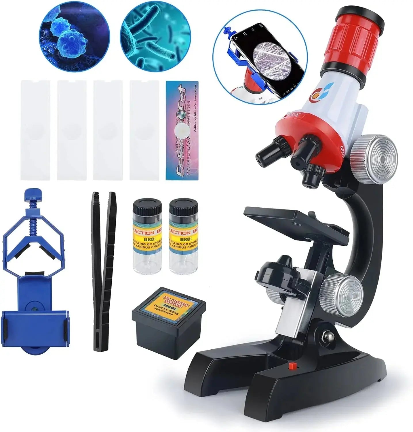 Kids Science Microscope Kit🔬 Soliqlo