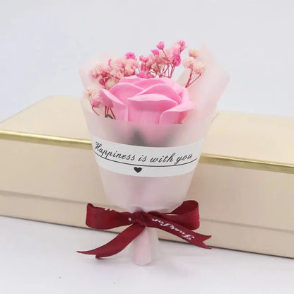 Mini Small Dried Flowers Bouquet Dry Rose Bath Body Flowers Decor Party Supplies Flower Soap Wedding Decoration Gift Best DIY Soliqlo