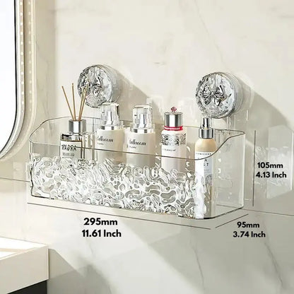 Practical wall shelf without drilling for the bathroom Soliqlo