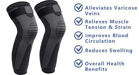 Self-heating knee brace: quick relief from pain Soliqlo