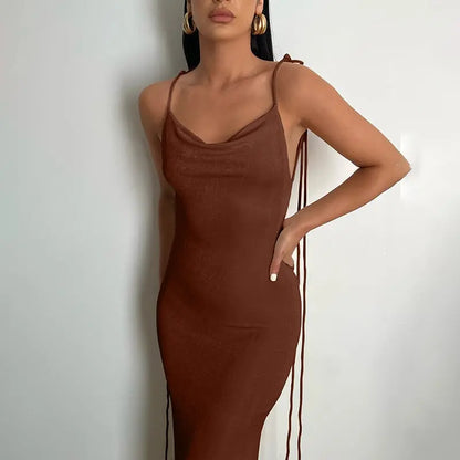 🌟 Serenity Backless Maxi Dress Soliqlo