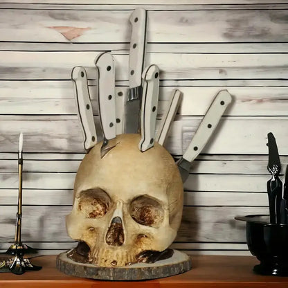 SkullSlice™ - Gothic Skull Knife Holder Soliqlo