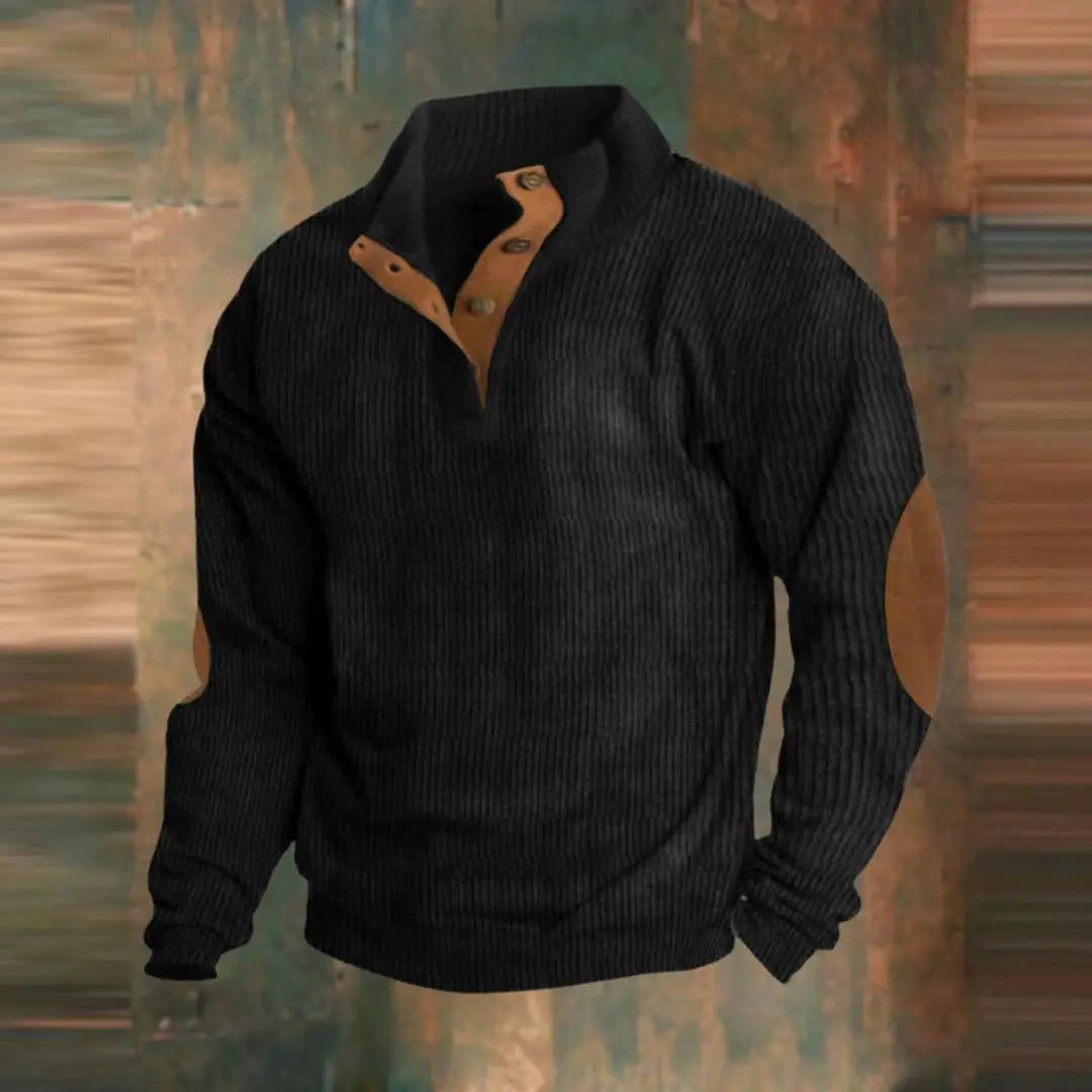 Thomas™ Comfortable Retro Pullover Soliqlo