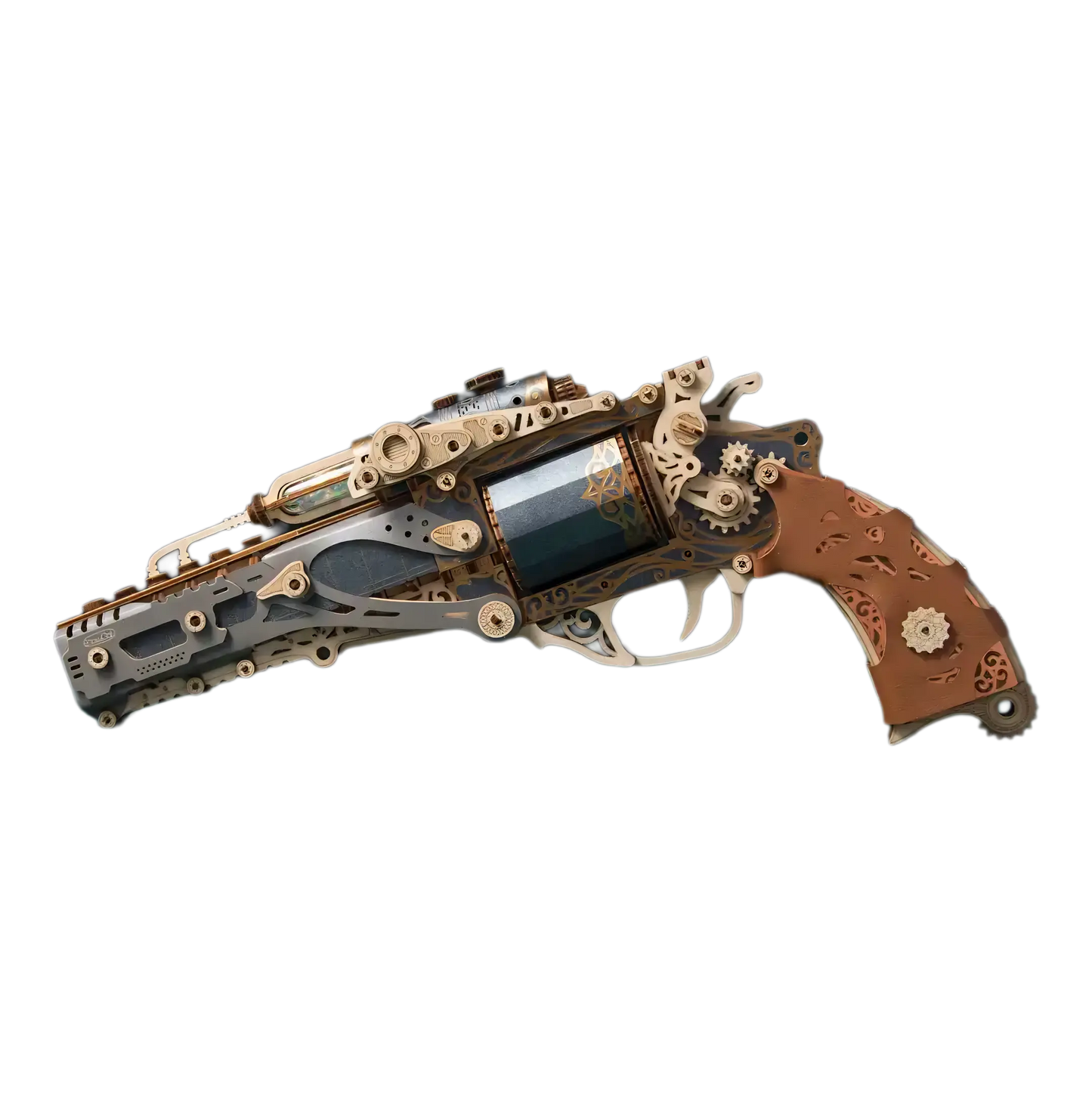 Soliqlo Vintage Wooden Revolver - Soliqlo