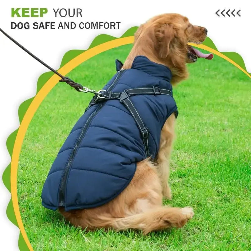 Winter Cosy Waterproof Dog Jacket Pet Clothing for Dog Clothes For Small Dog Coat Jacket Puppy Pet Clothes For Dogs Costume Vest Soliqlo