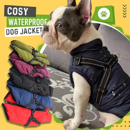 Winter Cosy Waterproof Dog Jacket Pet Clothing for Dog Clothes For Small Dog Coat Jacket Puppy Pet Clothes For Dogs Costume Vest Soliqlo