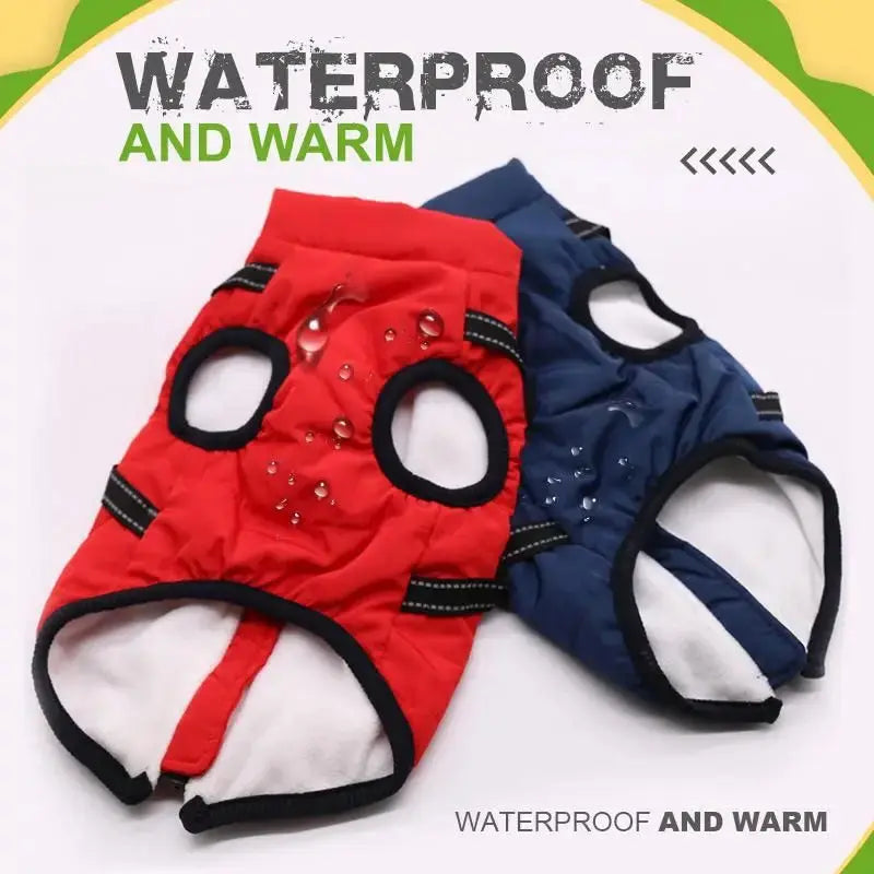 Winter Cosy Waterproof Dog Jacket Pet Clothing for Dog Clothes For Small Dog Coat Jacket Puppy Pet Clothes For Dogs Costume Vest Soliqlo