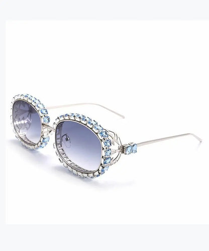 Women Green Best Punk Sunglasses Glasses Zircon Soliqlo