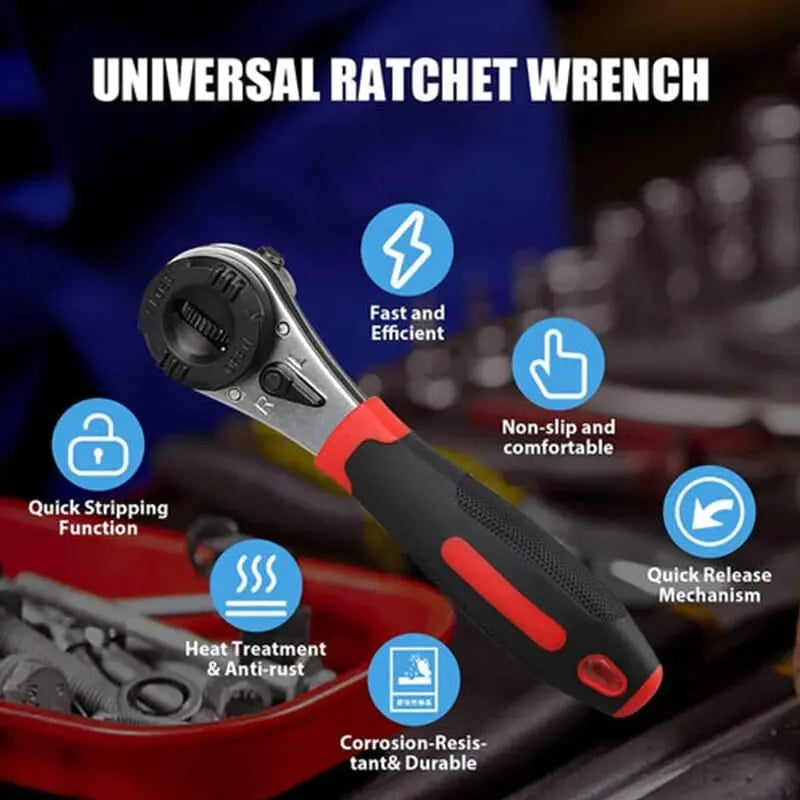 aakip™-Hot Sale 49% OFF - Adjustable Ratchet Wrench Soliqlo