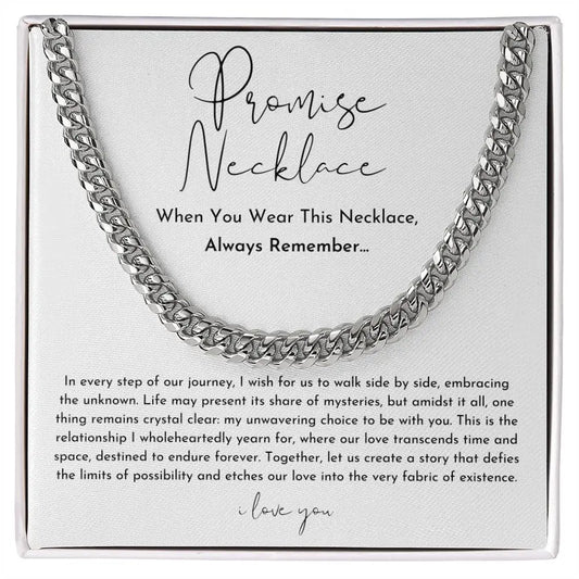 Boyfriend Promise Necklace - Soliqlo