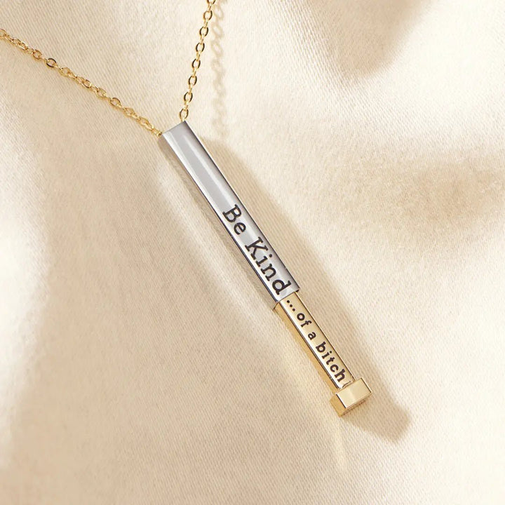 Charm & Sass - Hidden Message Necklace - Soliqlo