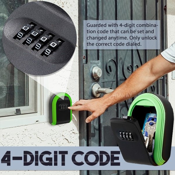 Cithway™ Outdoor Safety Key Lockbox - Soliqlo