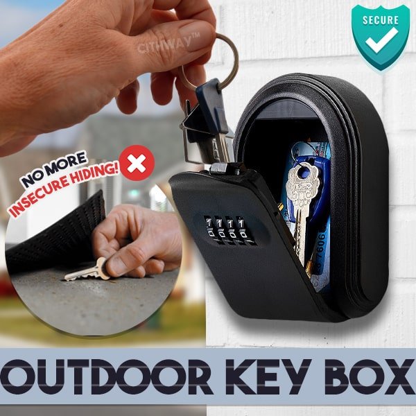 Cithway™ Outdoor Safety Key Lockbox - Soliqlo