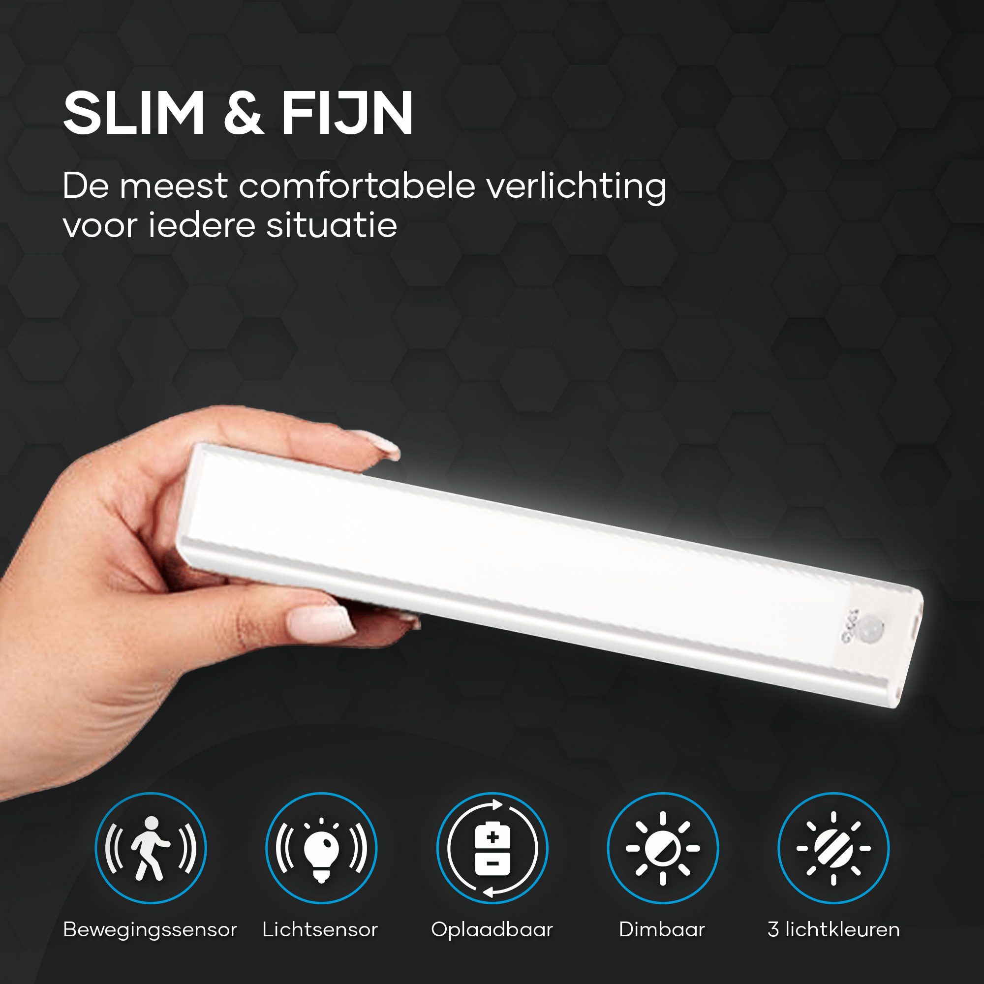 Dimbare Kastverlichting Ultra Dun - Soliqlo
