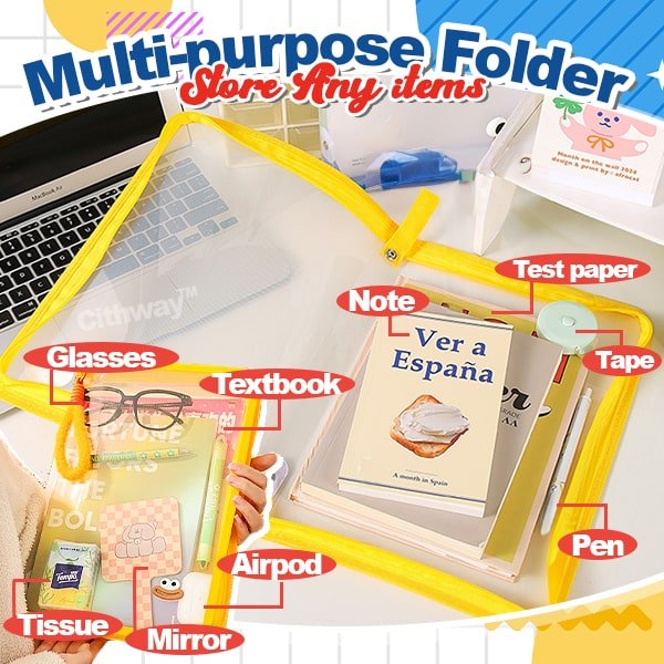 Elite Station - Stationery Organizer Folder Bag - Soliqlo