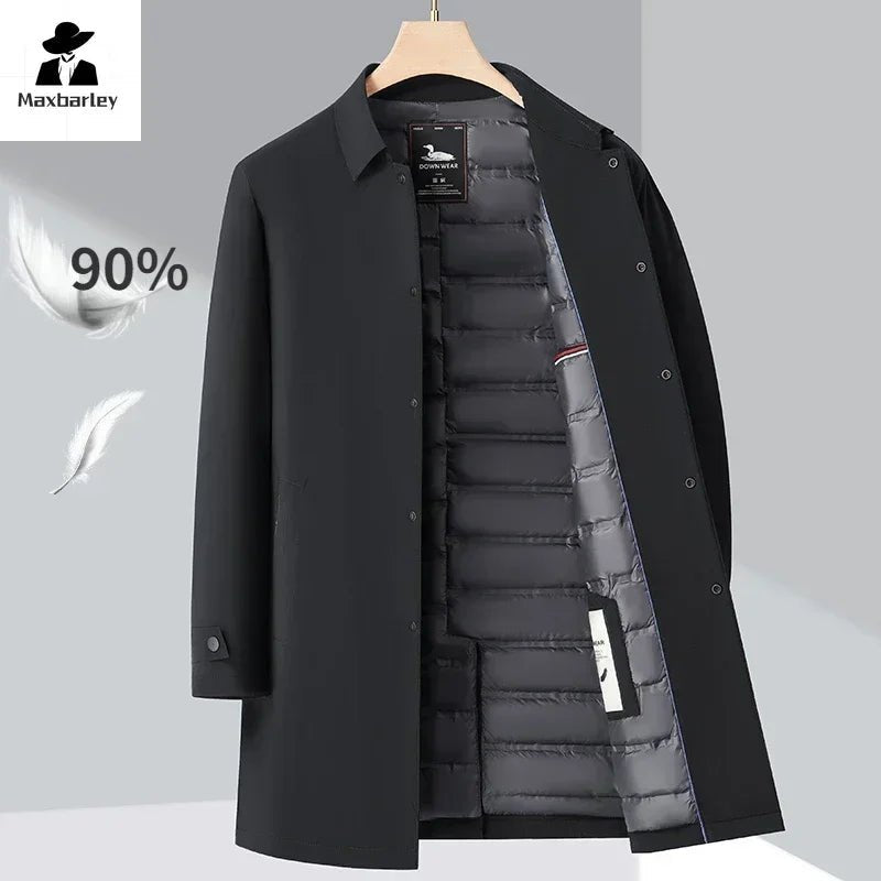 Executive Winter Lapel Coat - Soliqlo