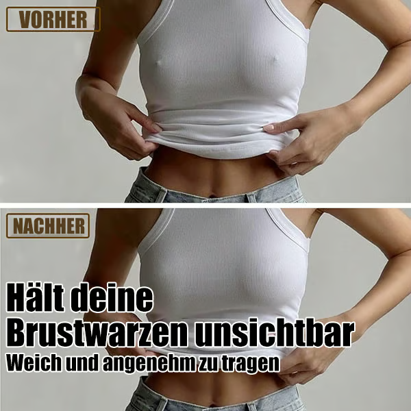 🏆Bestseller🏆 Nahtloser Nippelcover – Latexfrei, 100% Silikon – Honig🔥 A–B Cup / Set 1