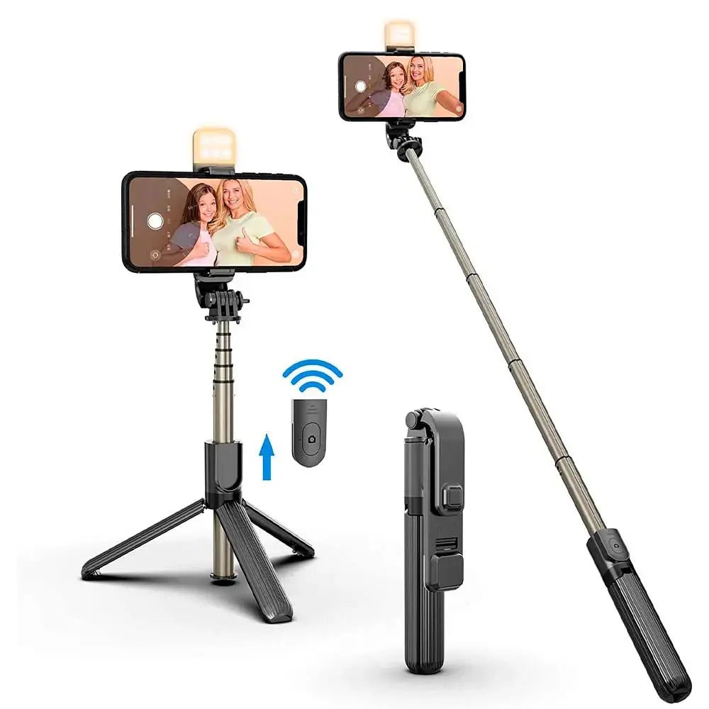 LightLens Bluetooth Selfie Stick - Soliqlo