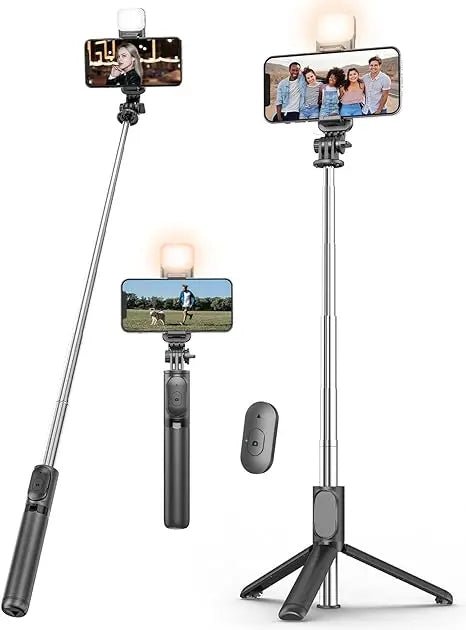 LightLens Bluetooth Selfie Stick - Soliqlo