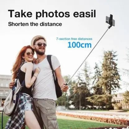 LightLens Bluetooth Selfie Stick - Soliqlo