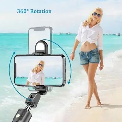 LightLens Bluetooth Selfie Stick - Soliqlo