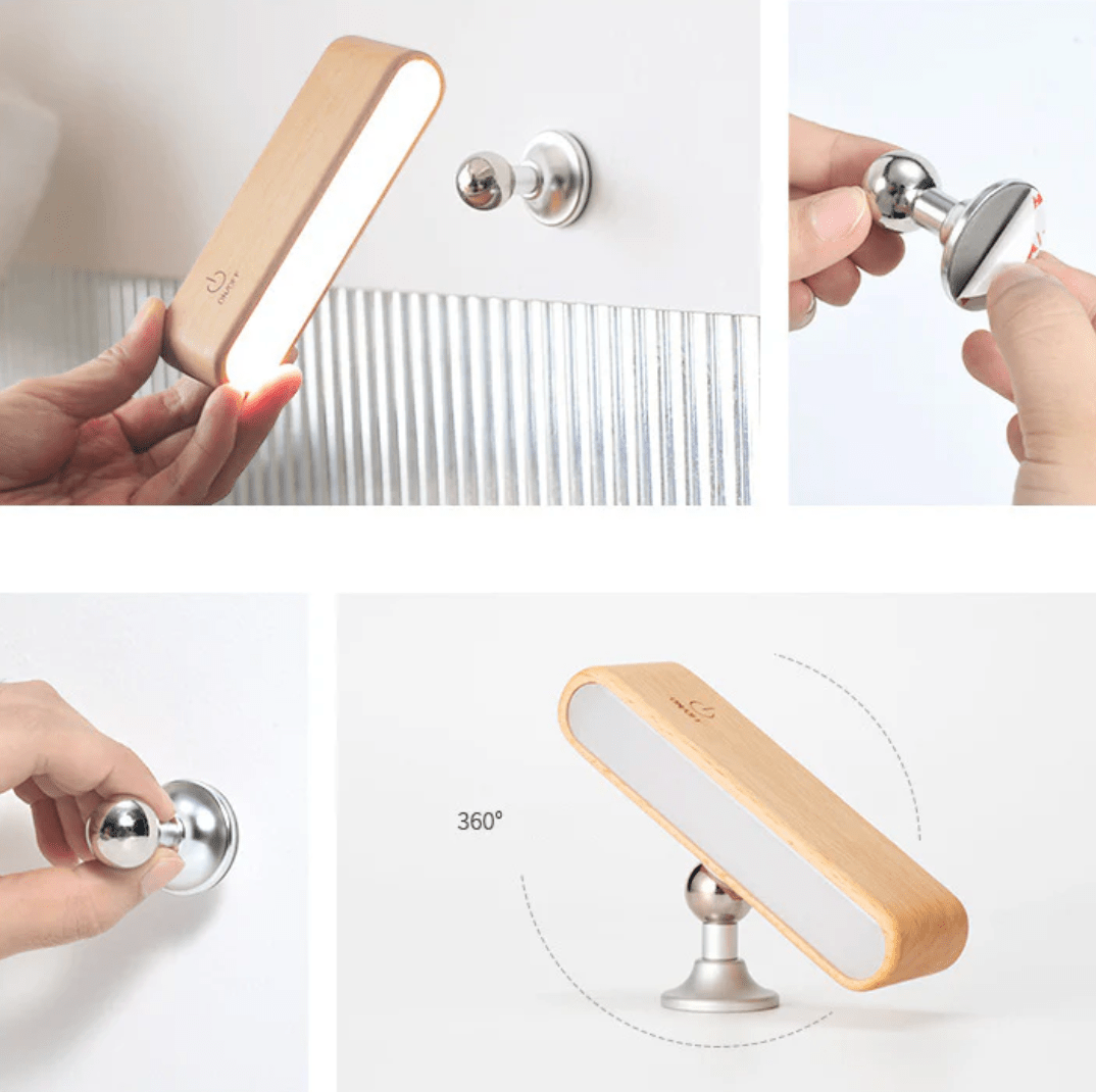 MagnaGlow | Effortless magnetic charm, warm wooden elegance. - Soliqlo