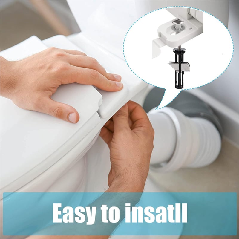 🔥NEW YEAR SALE - Heavy Duty Toilet Seat Fastener Bolt kit - Soliqlo