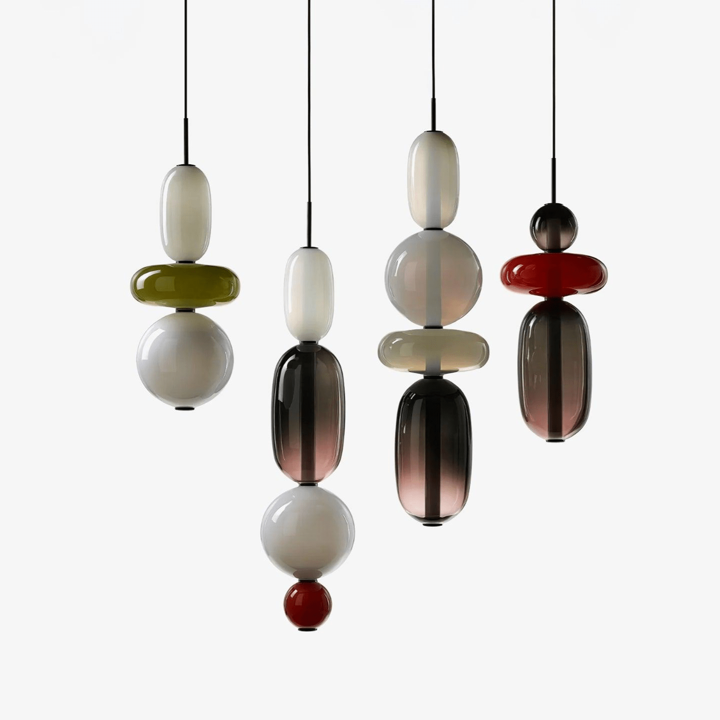 Prisma Glow Glass Pendant Light - Soliqlo