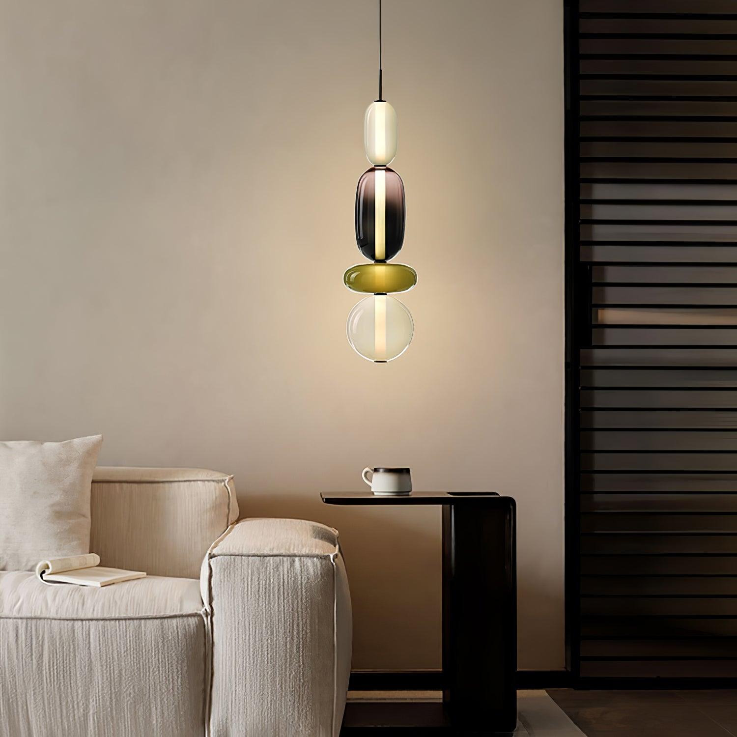 Prisma Glow Glass Pendant Light - Soliqlo