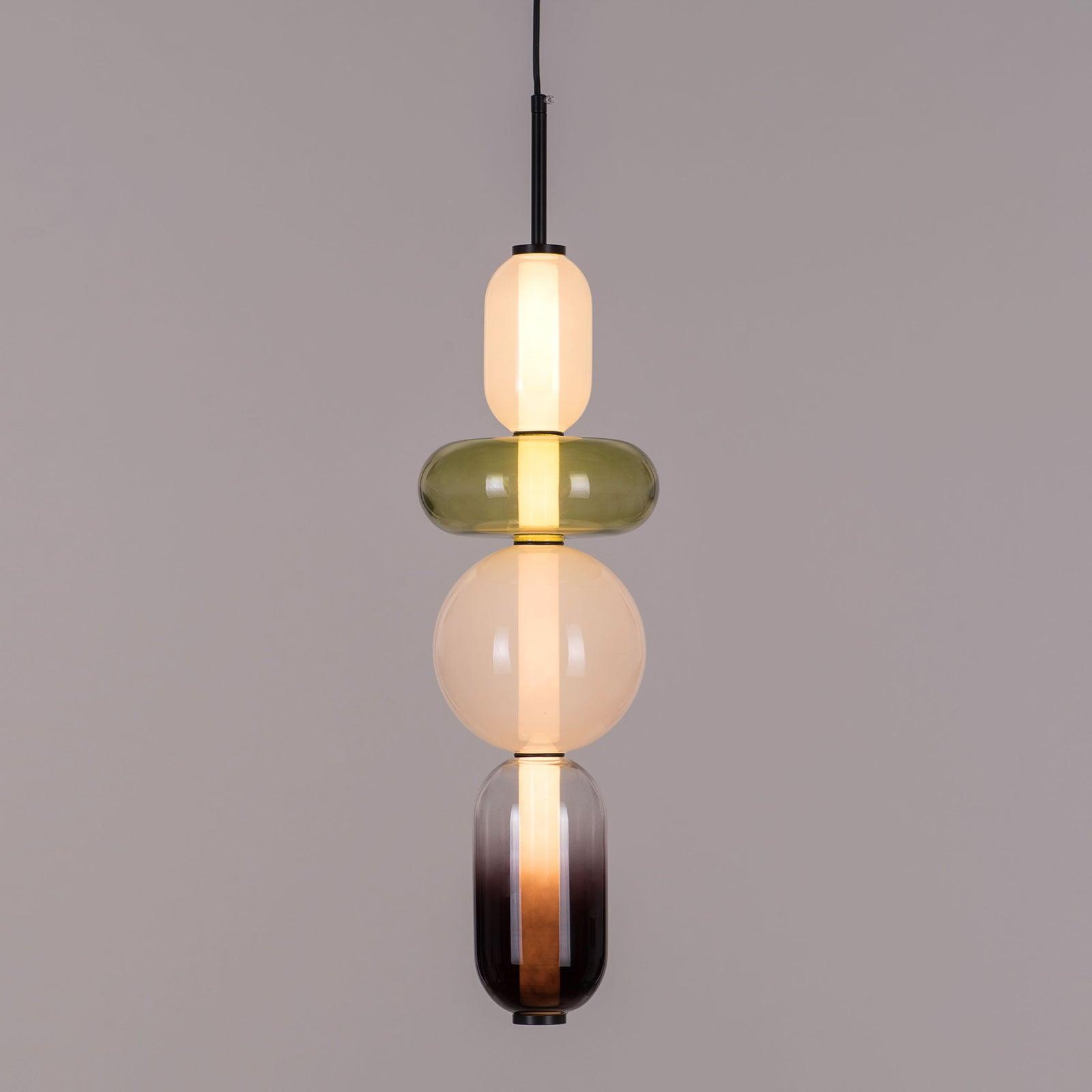 Prisma Glow Glass Pendant Light - Soliqlo